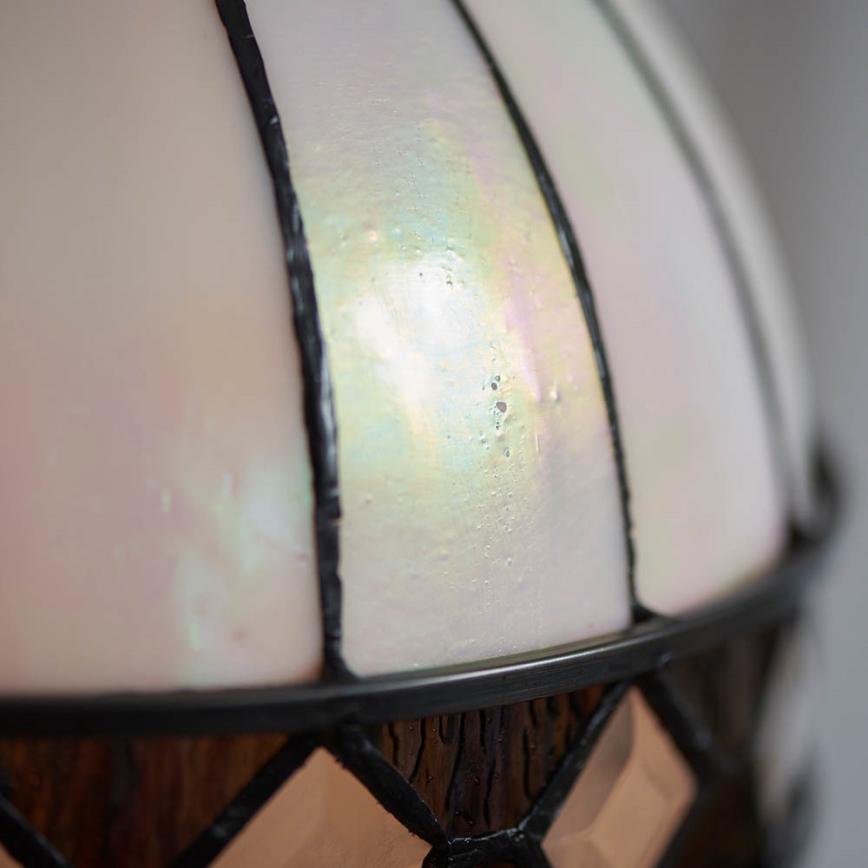 Endon 67045 - Полилей с верига Tiffany FARGO 1xE27/60W/230V Ø 40 см