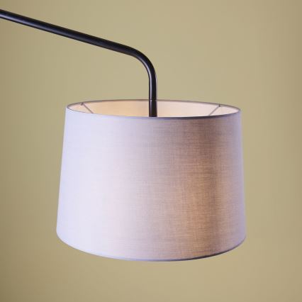 Endon 79380 - Стенна лампа CARLSON 1xE27/40W/230V сив/черен