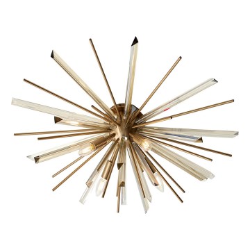 Endon 81937 - Таванно осветително тяло 4xE14/40W/230V Ø 80 см, златисто