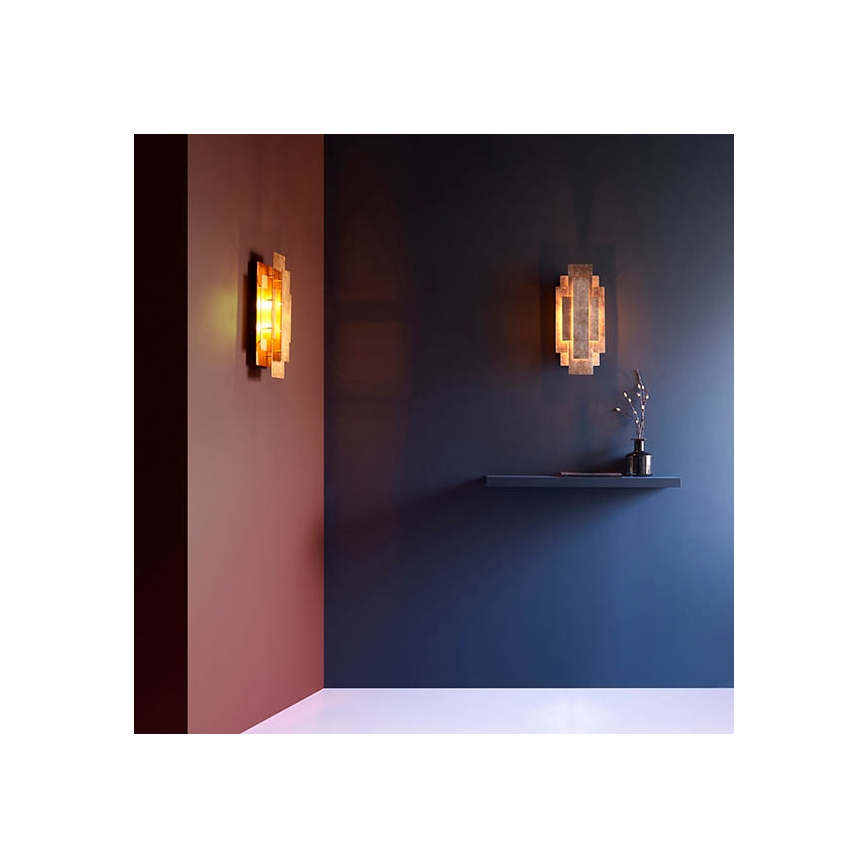 Endon 90451 - Настенен аплик ALZARE 2xG9/3W/230V бяла патина