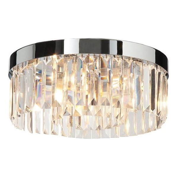 Endon 91811 - Таванно осветително тяло за баня SHIMMER 5xG9/18W/230V IP44 лъскав хром