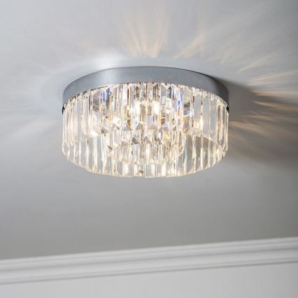 Endon 91811 - Таванно осветително тяло за баня SHIMMER 5xG9/18W/230V IP44 лъскав хром