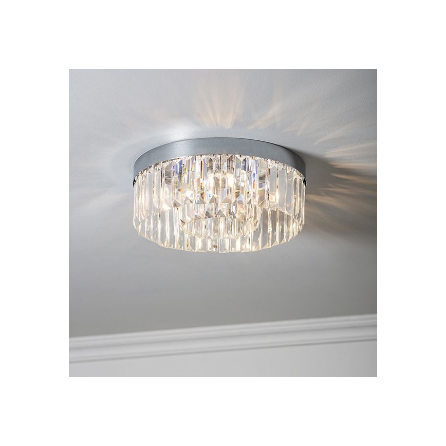 Endon 91811 - Таванно осветително тяло за баня SHIMMER 5xG9/18W/230V IP44 лъскав хром