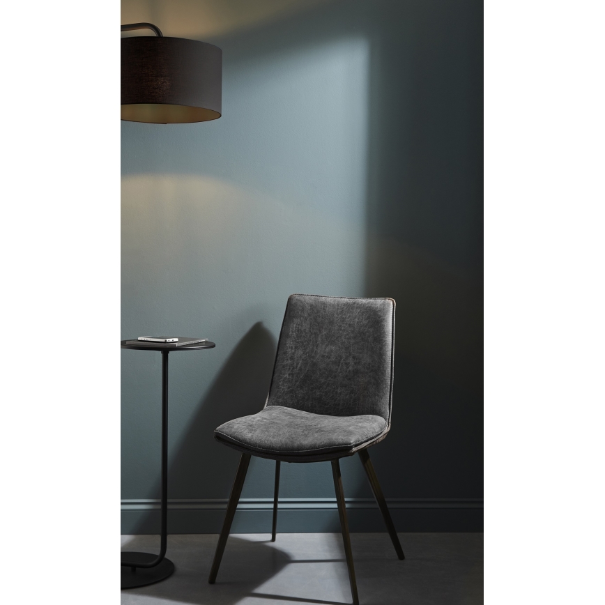 Endon 92301 - Подова лампа LANDIS 1xE27/10W/230V черна