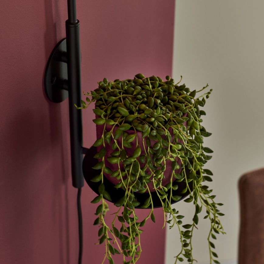 Endon 92726 - Стенна лампа HALO 1xG9/3W/230V черна