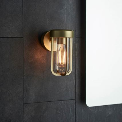 Endon 92855 - Настенно осветително тяло за баня 1xE27/6W/230V IP44, месинг
