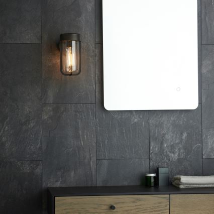 Endon 92857 - Настенно осветително тяло за баня 1xE27/6W/230V IP44, бронзово/черно