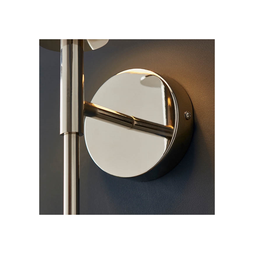 Endon 92949 - Стенен аплик 1xE14/6W/230V бял/лъскав хром