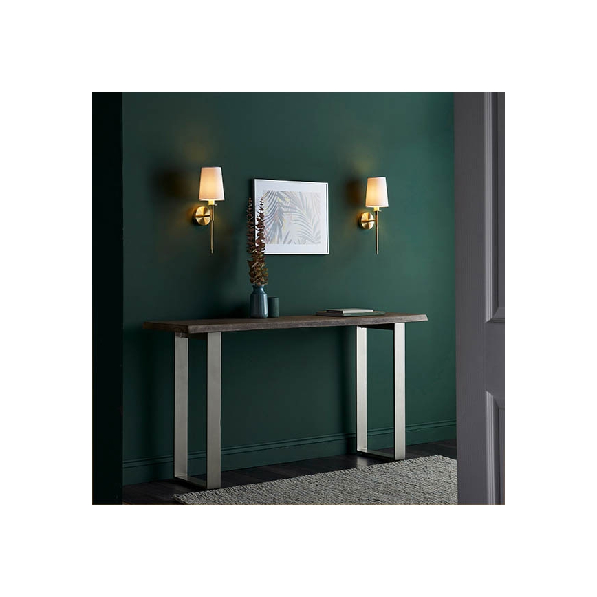 Endon 92955 - Стенна лампа 1xE14/6W/230V бяла/златна