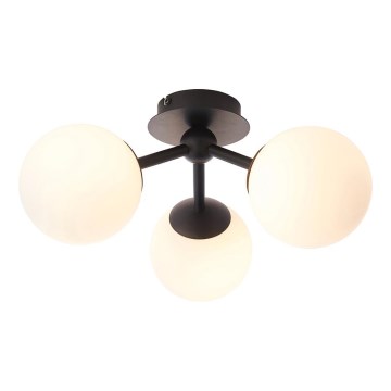 Endon 93489 - Повърхностно монтиран плафон за баня FRIO 3xG9/3W/230V IP44 черен