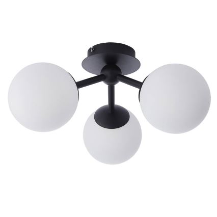 Endon 93489 - Повърхностно монтиран плафон за баня FRIO 3xG9/3W/230V IP44 черен
