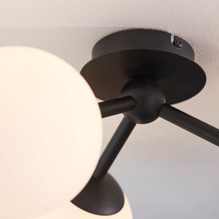 Endon 93489 - Повърхностно монтиран плафон за баня FRIO 3xG9/3W/230V IP44 черен