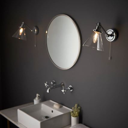 Endon 93853 - Стенен спот за баня FARADAY 1xG9/3W/230V IP44 лъскав хром