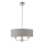 Endon 94377 - Пендел HIGHCLERE 3xE14/40W/230V сив/лъскав хром Ø 45 cm