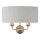 Endon 94403 - Аплик HIGHCLERE 2xE14/40W/230V сив/матов хром