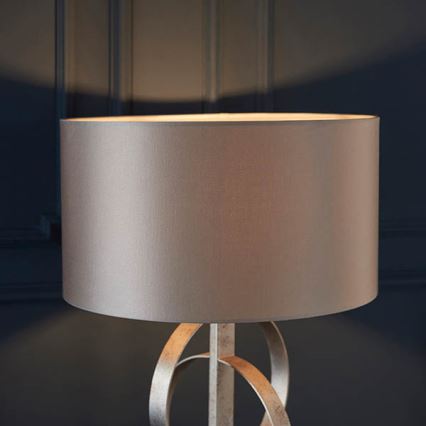 Endon 95217 - Настолна лампа 1xE27/10W/230V сива/черна