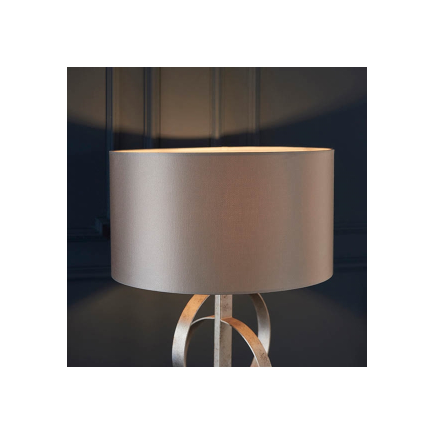 Endon 95217 - Настолна лампа 1xE27/10W/230V сива/черна