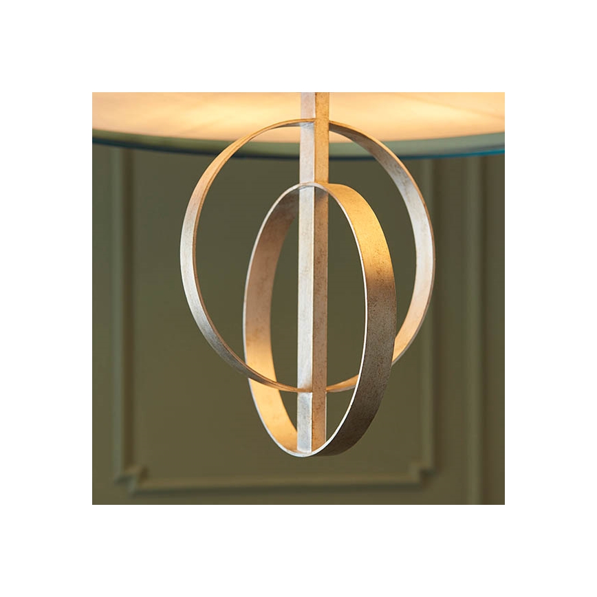 Endon 95223 - Полилей на верига 5xE27/10W/230V Ø 70 cm син/сив