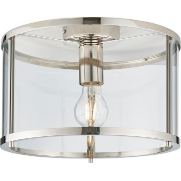 Endon 96150 - Таванно осветително тяло HOPTON 1xE27/10W/230V, лъскав хром