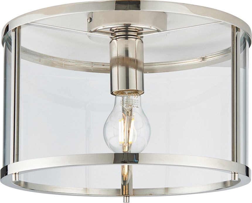 Endon 96150 - Таванно осветително тяло HOPTON 1xE27/10W/230V, лъскав хром