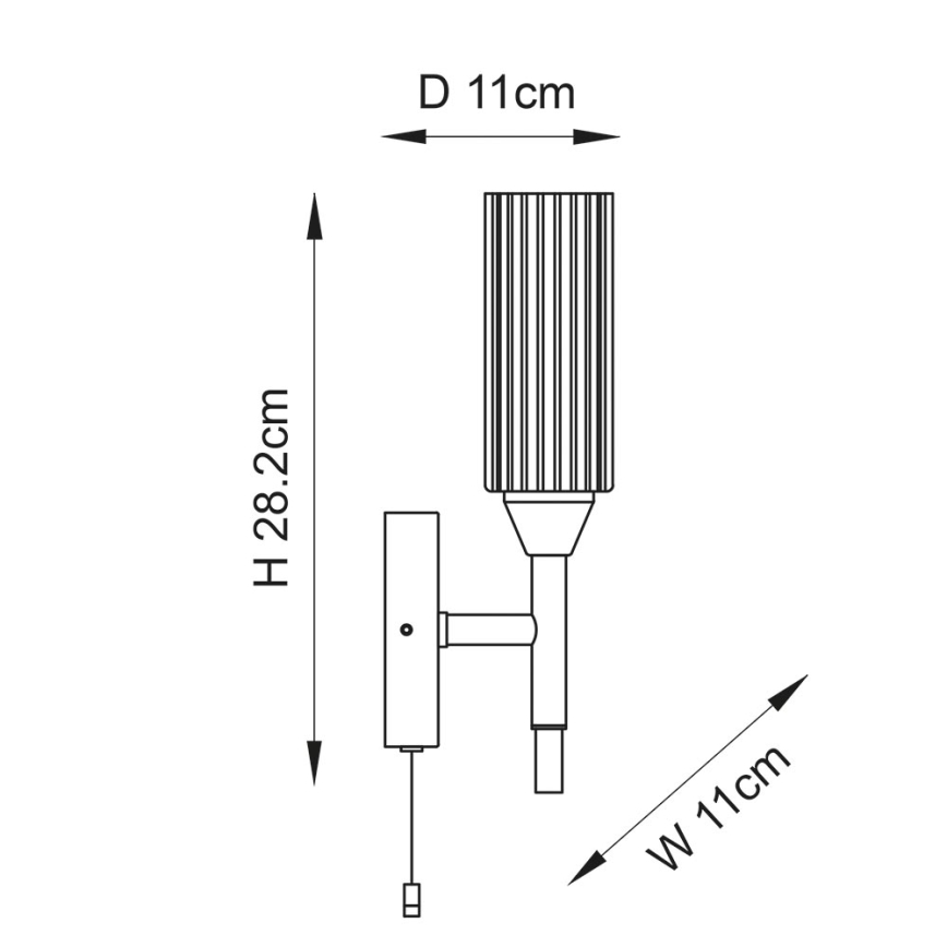 Endon 97171 - Аплик за баня NATORI 1xG9/3W/230V IP44 лъскав хром