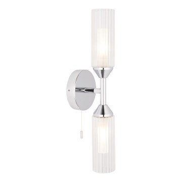 Endon 97172 - Стенно осветително тяло за баня NATORI 2xG9/3W/230V IP44 лъскав хром