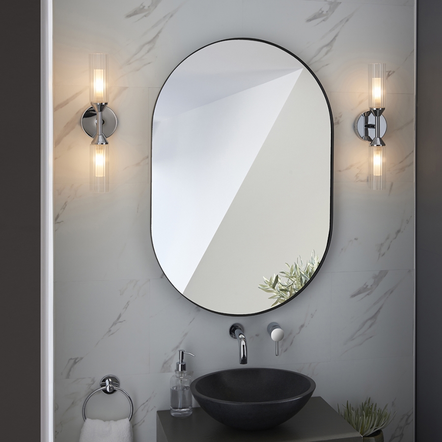Endon 97172 - Стенно осветително тяло за баня NATORI 2xG9/3W/230V IP44 лъскав хром