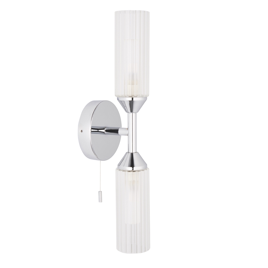 Endon 97172 - Стенно осветително тяло за баня NATORI 2xG9/3W/230V IP44 лъскав хром