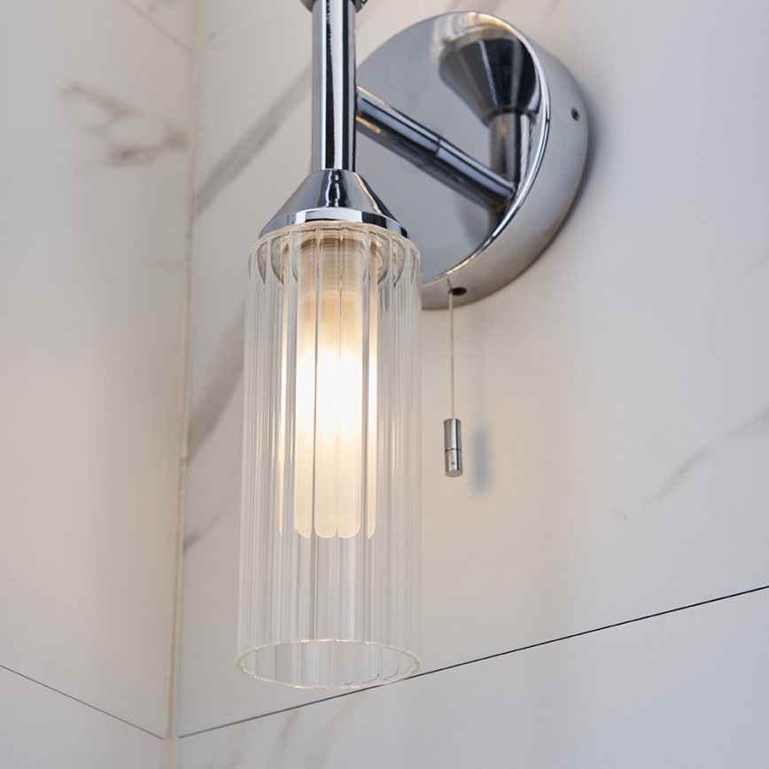 Endon 97172 - Стенно осветително тяло за баня NATORI 2xG9/3W/230V IP44 лъскав хром