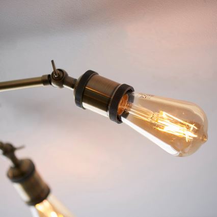 Endon 97244 - Халогенен спот 5xE27/40W/230V месинг