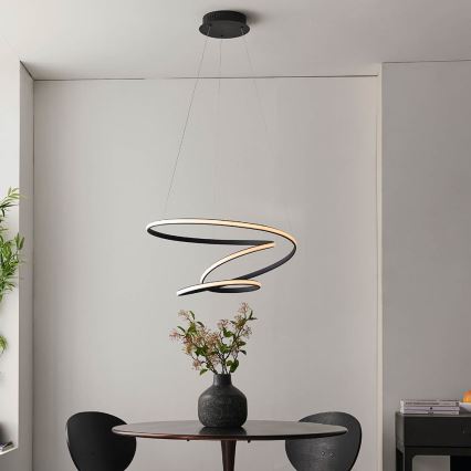 Endon 97632 - LED полилей на кабел DUNE LED/47,5W/230V 3000K черен