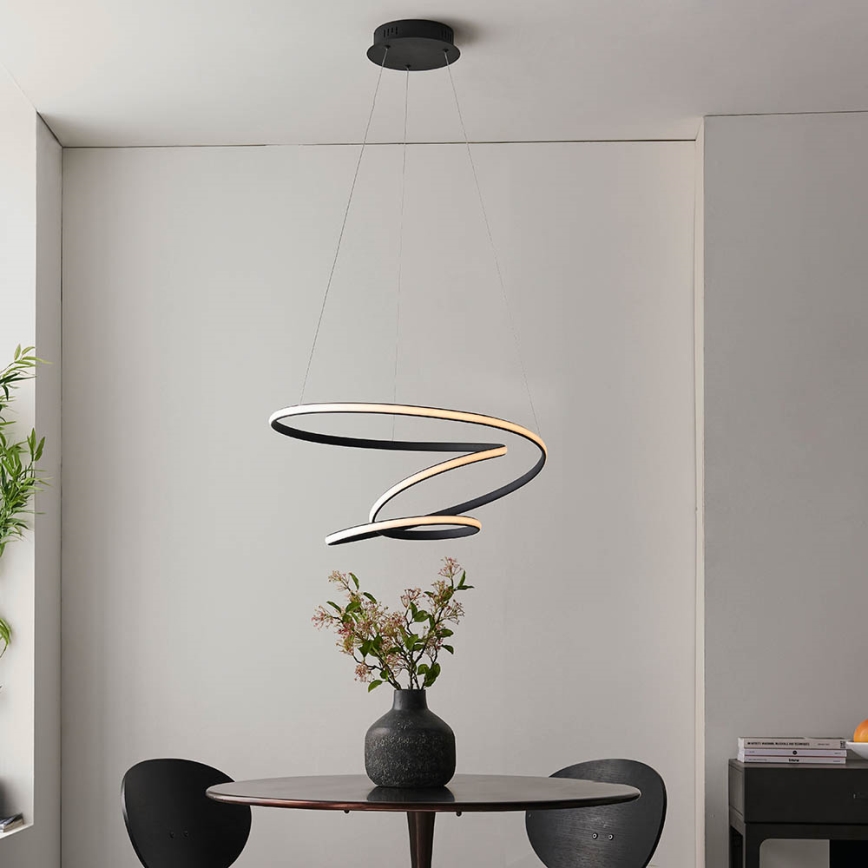 Endon 97632 - LED полилей на кабел DUNE LED/47,5W/230V 3000K черен