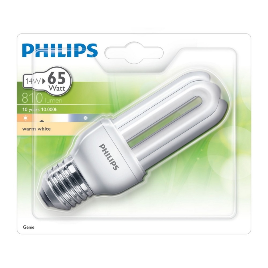Енергоспестяваща крушка Philips E27/14W/230V 2700K