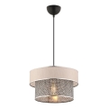 ERO окачена лампа 1xE27/60W/230V крем/сиво