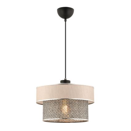 ERO окачена лампа 1xE27/60W/230V крем/сиво