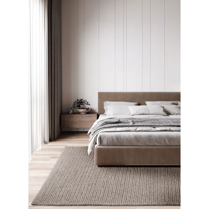 Естествен вълнен килим FIR WOOL 160 x 230 см, 2600 г/м², бежов