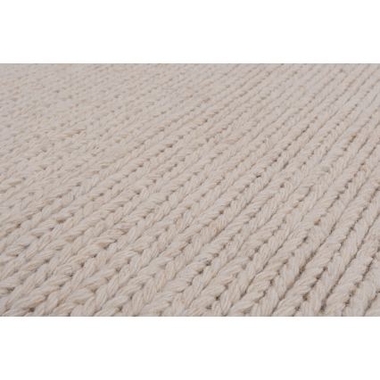 Естествен килим FIR WOOL 120x170 см 2600 г/м2 кремав