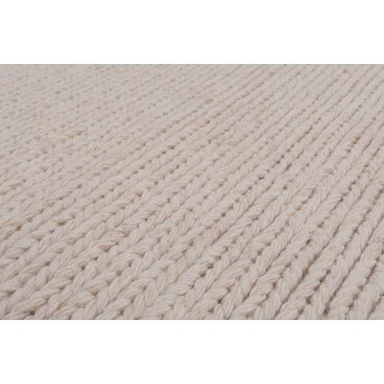 Естествен килим FIR WOOL 160x230 cm 2600 g/m2 кремав