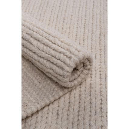 Естествен килим FIR WOOL 160x230 cm 2600 g/m2 кремав