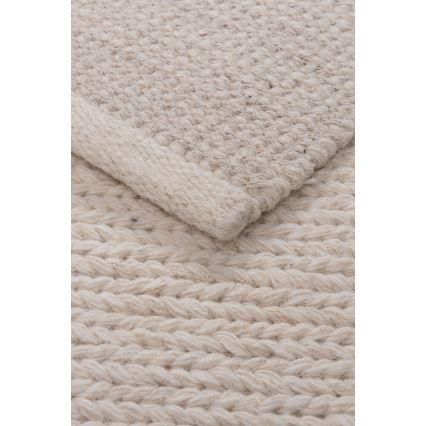 Естествен килим FIR WOOL 160x230 cm 2600 g/m2 кремав