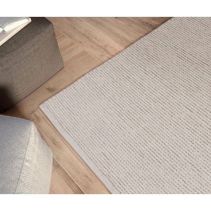 Естествен килим FIR WOOL 200x300 см 2600 g/m2 кремав