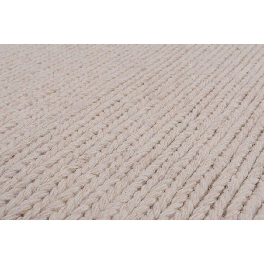Естествен килим FIR WOOL 200x300 см 2600 g/m2 кремав
