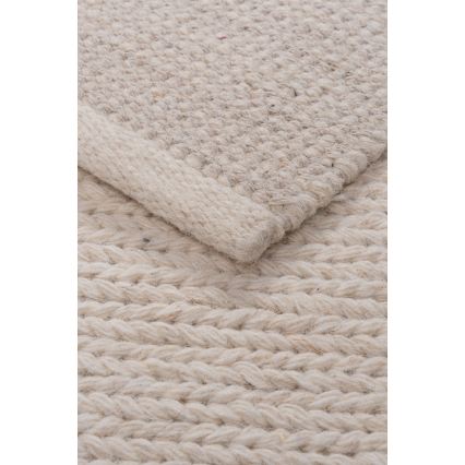 Естествен килим FIR WOOL 200x300 см 2600 g/m2 кремав