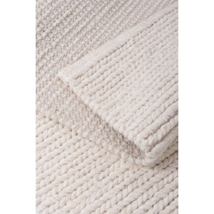 Естествен килим FIR WOOL 200x300 см 2600 g/m2 кремав