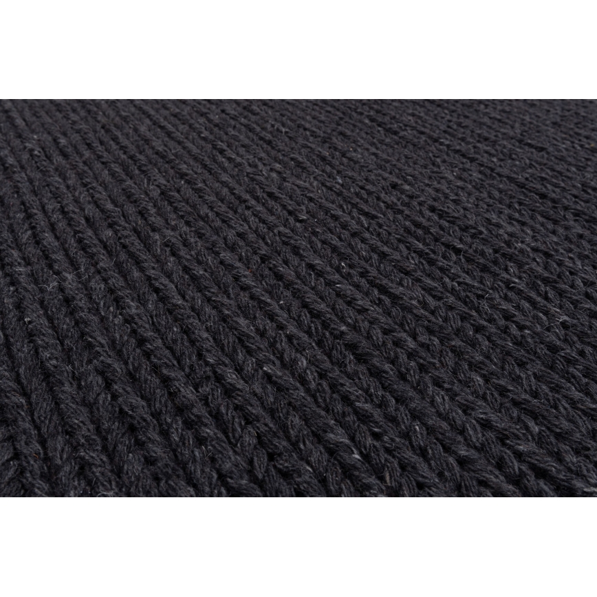 Естествен килим FIR WOOL 70x140 cm 2600 g/m2 антрацит