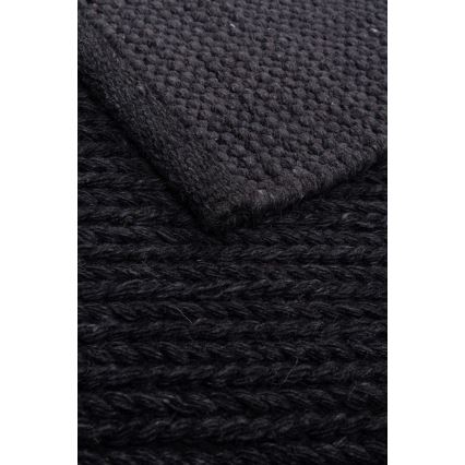 Естествен килим FIR WOOL 70x140 cm 2600 g/m2 антрацит