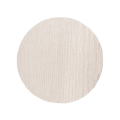 Естествен кръгъл килим FIR WOOL, 160 см, 2600 g/m², кремав