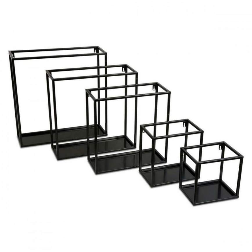 Етажерка 20x20 см черен
