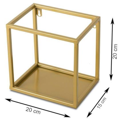 Етажерка 20x20 см златист