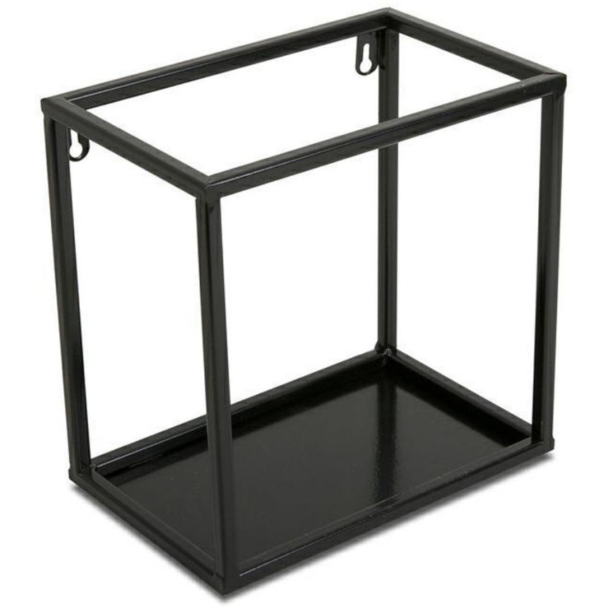 Етажерка 24x24 см черна